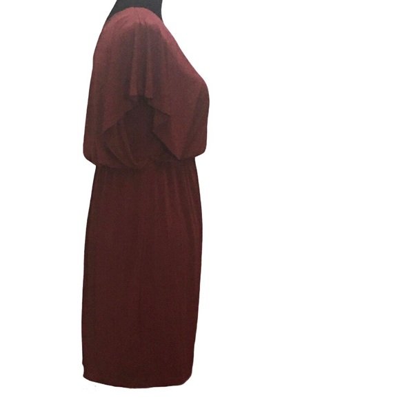 EnFocus Studio Women’s Cocktail Dress Burgundy 6 - Picture 2 of 6